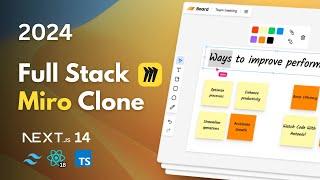 Build a Real-Time Miro Clone With Nextjs, React, Tailwind (2024)