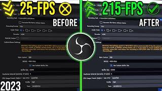 Best OBS Recording Settings For Low End PC  | 1080P 60FPS With No Lag! | 2024!