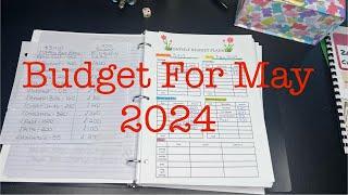 Budget for May 2024 #lowincomebudgeting #howtobudget #budgetingcommunity