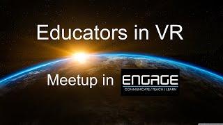 Educators in VR - Setting up and running a VR Lab - ENGAGE