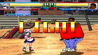 NICK54222 MUGEN: Sakuya Izayoi (me) VS Fat Albert