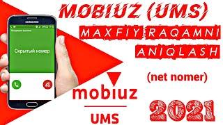 MOBIUZ( UMS) MAXFIY RAQAM ANIQLASH  2021