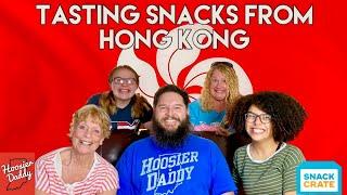 Americans Try Hong Kong Snacks  Snack Crate Unboxing