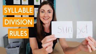 The 4 Must-Know Syllable Division Rules for Teaching Reading
