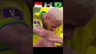 Indonesia VS Brazil World Cup Imajinary Match #shorts#football