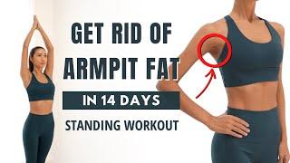 Get Rid of ARMPIT FAT in 14 Days | No Equipment , Standing Only