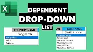 Dependent drop-down list in Excel | Category and Subcategory list