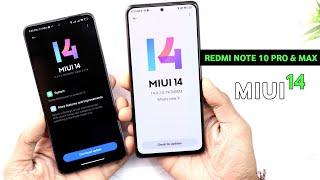 Redmi Note 10 Pro & Max India MIUI 14 Update Date? & Features | Redmi Note 10 Pro New MIUI 14