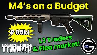 Tarkov M4 Budget Builds - Cheap Modding, Max L3 traders & Flea market alternatives!