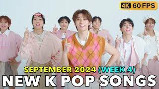 NEW K POP SONGS (SEPTEMER 2024 - WEEK 3) [4K]