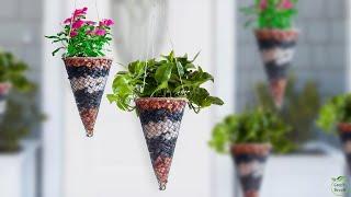 Stunning and Affordable Gabion Planters Made in a Morning | Mini Gabion Planters Making//GREEN DECOR