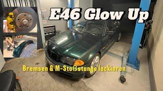 E46 Bremssattel und M-Frontstoßstange lackieren | E46 Projektauto Glow up