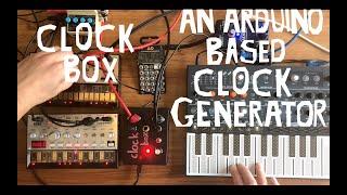 CLOCK BOX - A DIY clock generator for synths, drum machines or sequencers