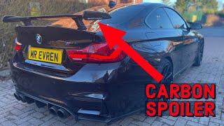 FITTING A  M PERFORMANCE CARBON SPOILER / WING TO MY BMW M4 F82 (FULL HOW TO INSTALL)