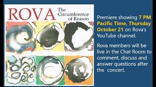 Rova On The Air #6 Featuring live versions from their newest CD  "The Circumference of Reason"