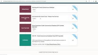 FREE Online Learning and Certifications for Oracle