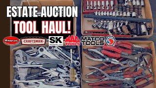 Estate Auction Tool Haul - Snap-on Matco Mac Plus More!