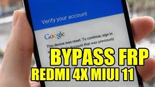 Lupa Akun Google Redmi 4x Bypass Frp tanpa PC / komputer