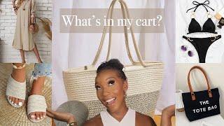 WHAT'S IN  MY CART? | SPRING/SUMMER FINDS | FT SHEIN | CHERISH THE LOOK | #cartshopping #springideas