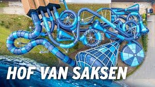 All Water Slides at Hof van Saksen Water Park | 4K 2023