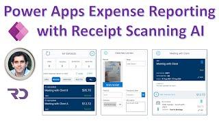 PowerApps Expense Reporting with Receipt Scanning AI