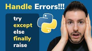 Exception Handling in Python | try/except/else/finally in Python