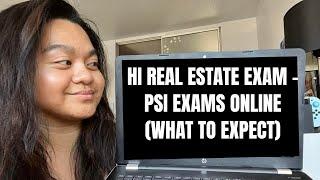 Taking the HI Real Estate PSI Exam Online? - Here’s what to expect