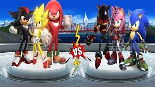 Sonic Forces - Team Movie vs Team Prime: Movie SS, Boscage, Rusty, Grim, M Shadow & M knuckles