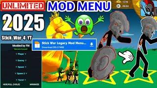 Stick War Legacy Mod Menu - Control Zombie, Unlimited Gems, Gold, Diamonds, Upgrades, God Mode