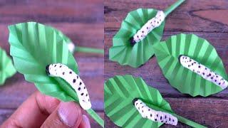 How To Make Paper Caterpillar | DIY Paper Art & Crafts | Easy Origami paper craft