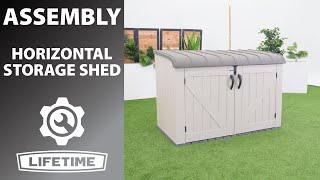 Lifetime Horizontal Storage Shed | Lifetime Assembly Video