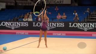 VASS Dora (HUN) – 2015 Rhythmic Worlds, Stuttgart (GER), Qualifications Hoop