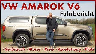 VW Amarok 3.0 l V6 PanAmericana - Besser als Ford Ranger? Probefahrt Motor Test Review Deutsch 2024