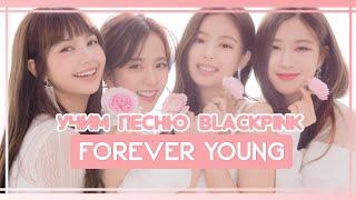 УЧИМ ПЕСНЮ BLACKPINK  - 'FOREVER YOUNG' | КИРИЛЛИЗАЦИЯ