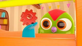 HOPHOP THE OWL Boat Cartoon for babies  Learn colors for kids