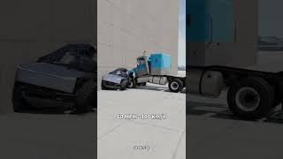 Tesla Cybertruck VS Truck Crash Test - BeamNG.drive