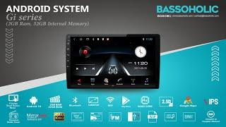 Bassoholic Gi Series Touch Screen Android Music System      #carandroidplayer #carandroidstereo