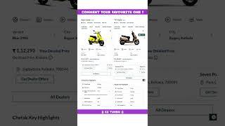 Bajaj Chetak Vs Tvs Iqube Full Comparison Review