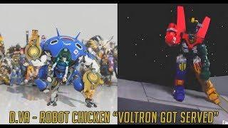 Dva’s dance is based on Robot Chicken’s Voltron Got Served