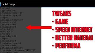 BEST TWEAK BUILD.PROP | TWEAK SPEED INTERNET | TWEAK GAMES