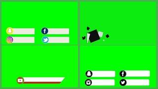 Efek Animasi Sosial Media - Green Screen