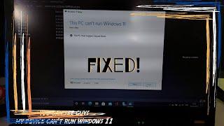 How to Fix? "This PC Can't Run Windows 11" | Easy way to Fix! Windows 11 Installing Issue On any PC