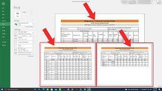 How to put the same header on each page in excel