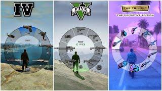 Weapon Wheel System in GTA Games