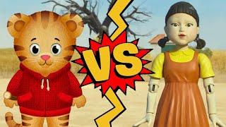 M.U.G.E.N. Battles | Daniel Tiger vs Squid Game Doll | Daniel Tiger's Neighborhood vs Squid Game