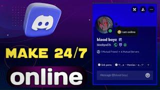 How to make a Discord Account Always Online 24/7 (very easy)