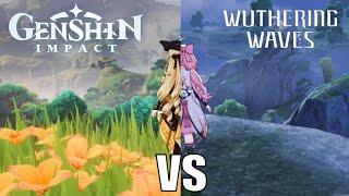 Genshin Impact vs Wuthering Waves - The best mobile RPGs 2024