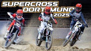 Supercross Dortmund 2025 mit den Werkeholics Paul Bloy, Max Spies, Kevin Winkle und Timi Eppelmann