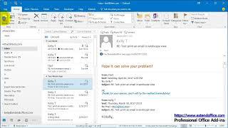 How to set default text zoom in Outlook