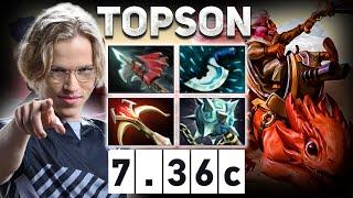 TOPSON Shows How to Play MID SNAPFIRE | Dota 2 Snapfire 7.36c